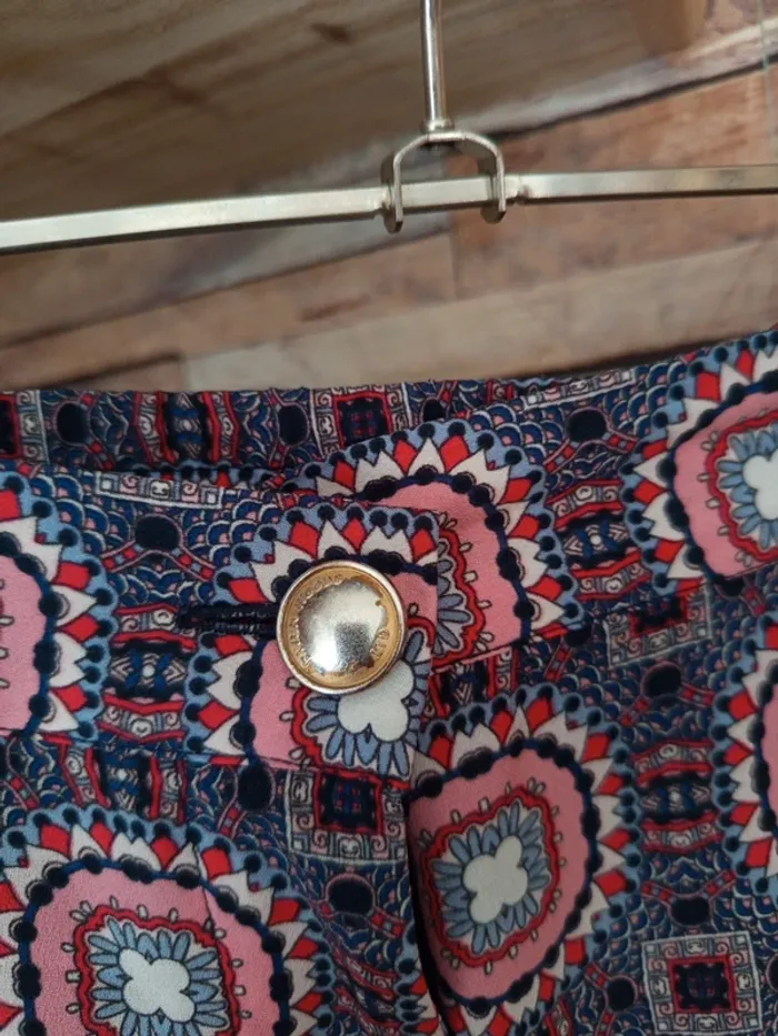 Pantalon fluide à motif vintage - photo numéro 4