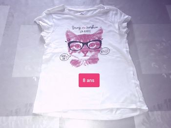 🔮 Tee Shirt Chat en 8 ans 🔮