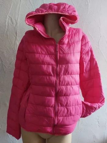 Doudoune rose légère Taille L