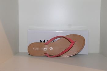 belle petites tongs lanières rose 37