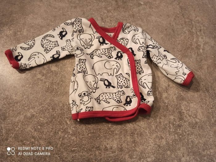 T-shirt manche longue garçon 56 cm