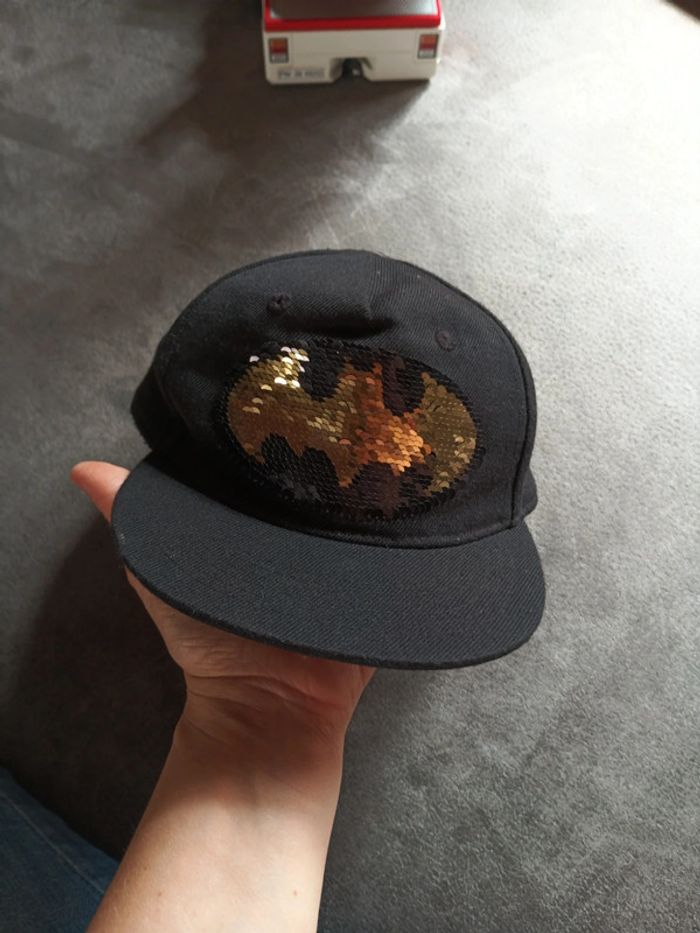 Casquette noire enfant garçon taille 3/4 ans marque DC Batman