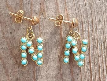 Boucles d'oreilles initiale N