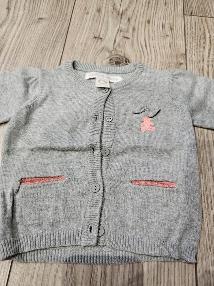 Gilet Lulu Castagnette 3 mois - photo numéro 2