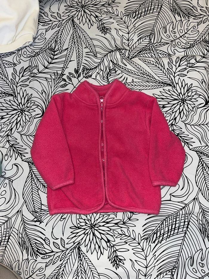 Lot de 2 gilets polaires 12 mois 74cm - photo numéro 3