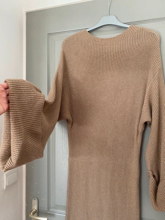 robe pull taille unique femme taupe - photo numéro 3