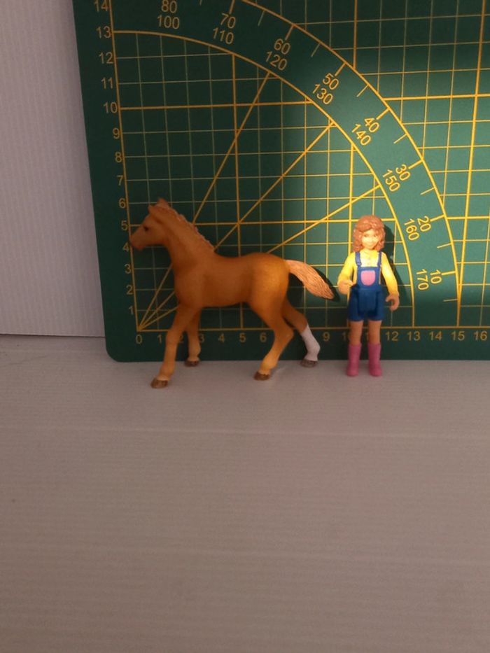 Schleich cheval avec fille