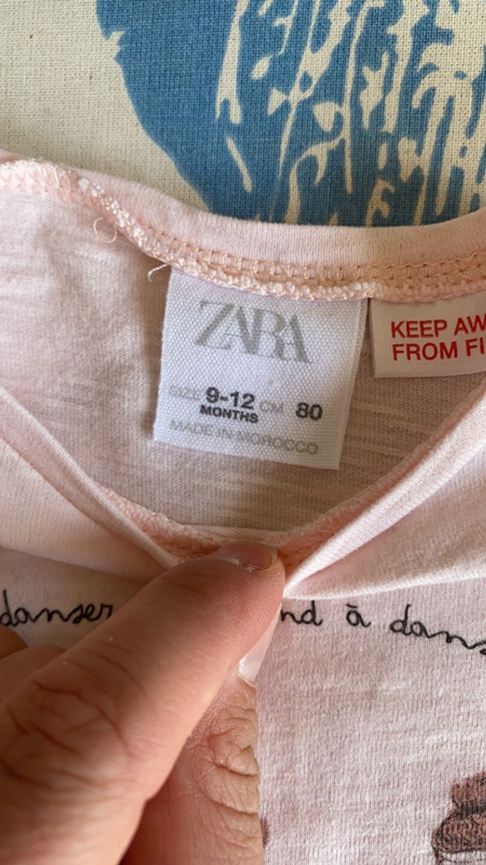T-shirt bébé fille Zara - photo numéro 3