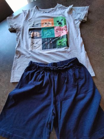 Pyjama 2 pièces Minecraft
