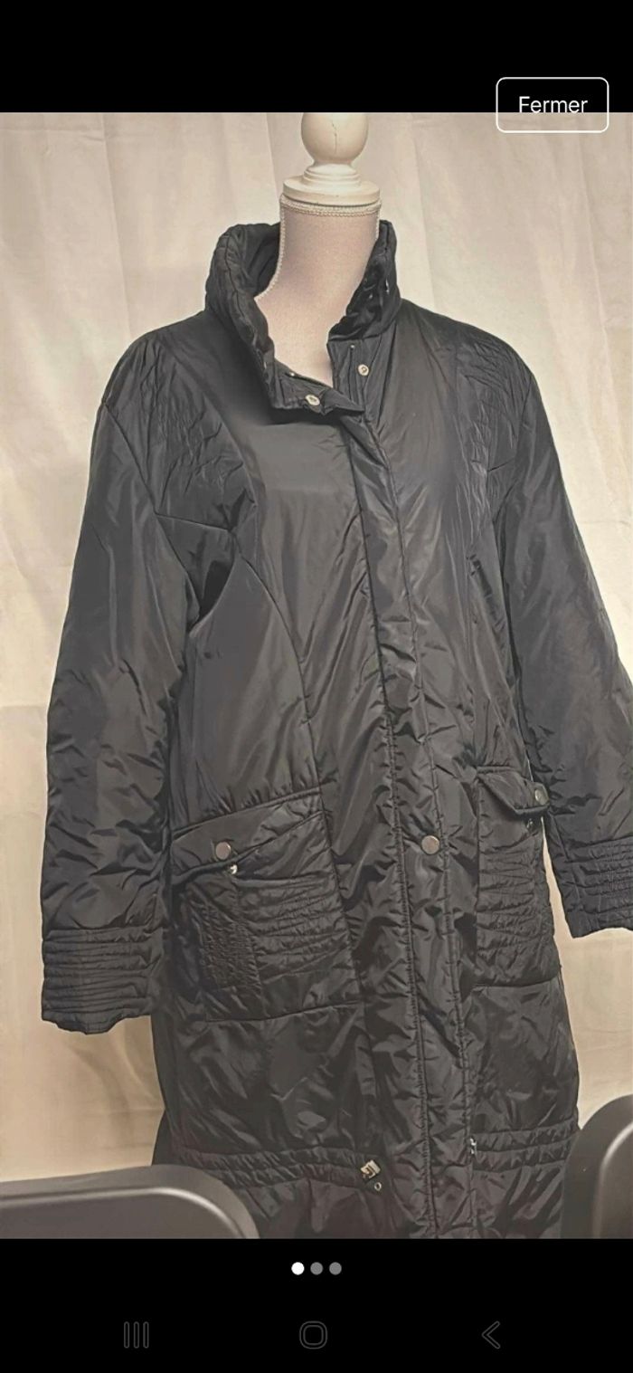 Manteau long noir Christine laure  t48