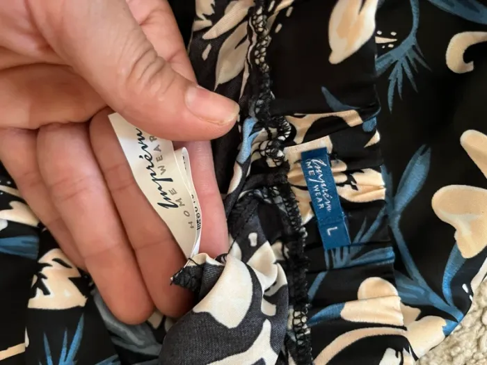 Pantalon pyjama satiné avec ouverture sur les côtés 💫taille 40/L Imprévu - photo numéro 5