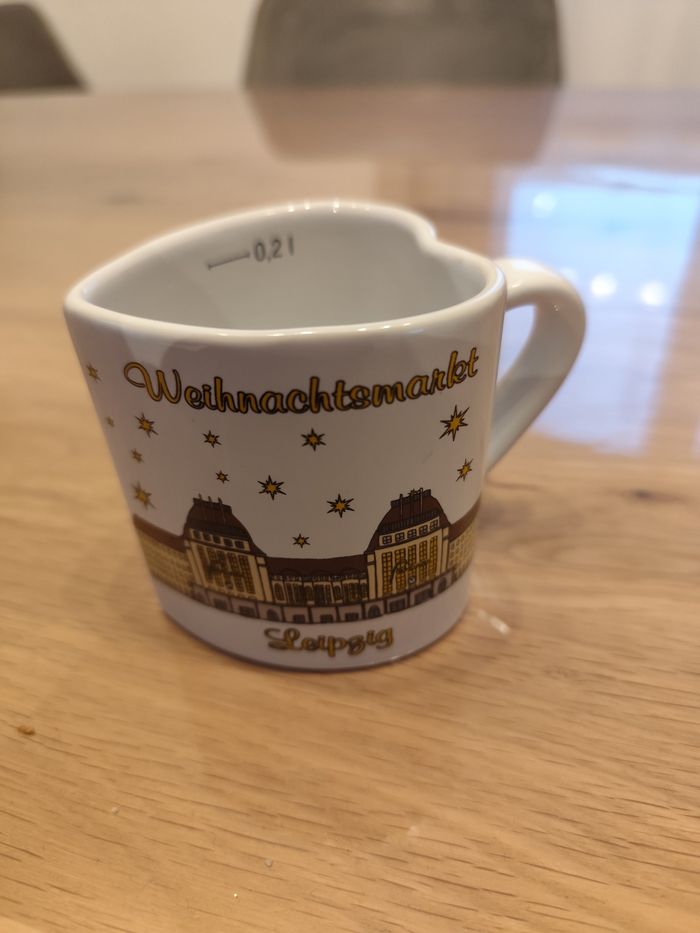 Tasse cœur blanche