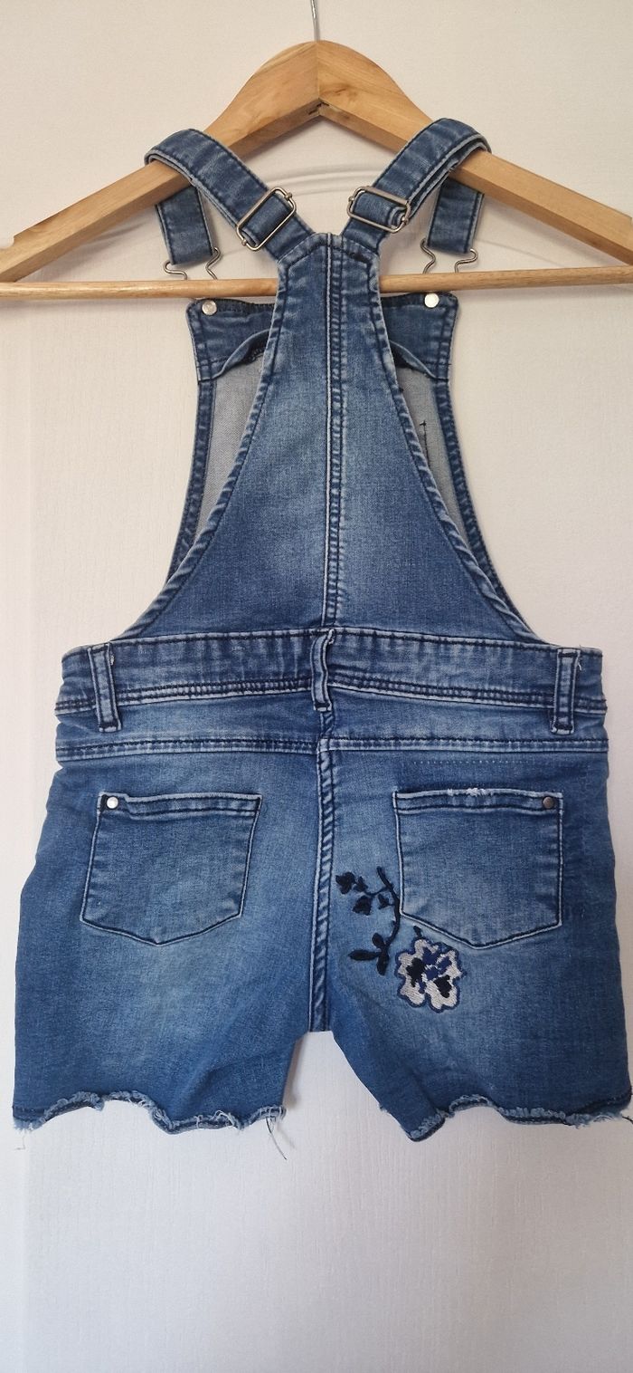 Salopette short en jeans orchestra Taille 8ans - photo numéro 7