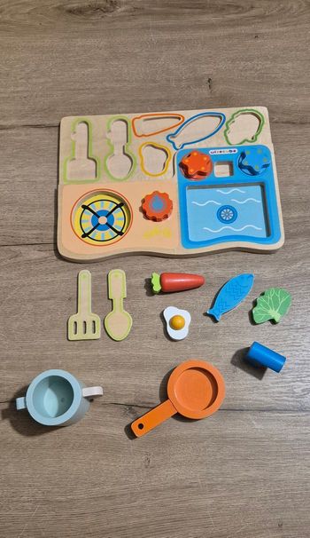 Set de cuisine en bois