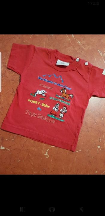 T.shirt bébé taille 12 mois