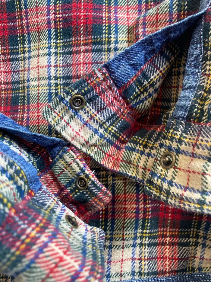 Chemise hiver écossais et jeans 5/6 ans Mango kids - photo numéro 4