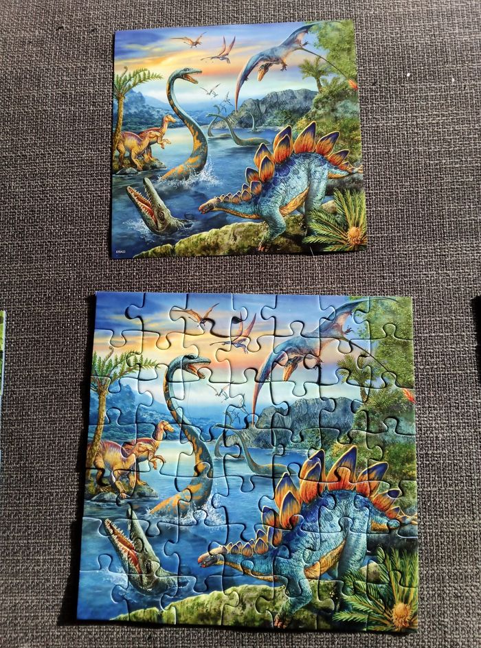 Puzzle Dinosaures, 3x49 pièces, Ravensburger, 5+ - photo numéro 4