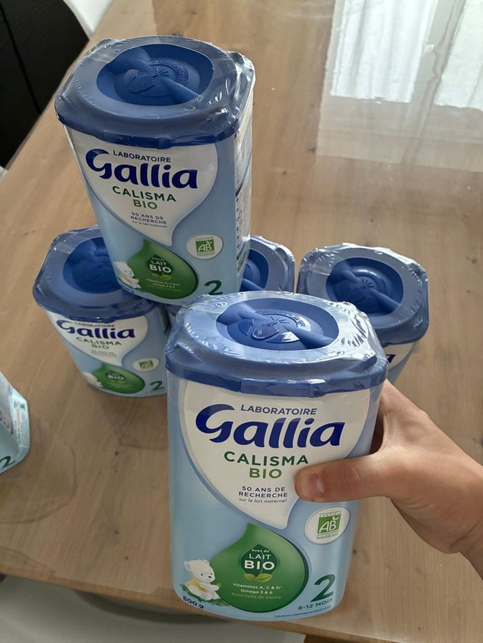 Lait Gallia « Calisma Bio 2eme Age ».
