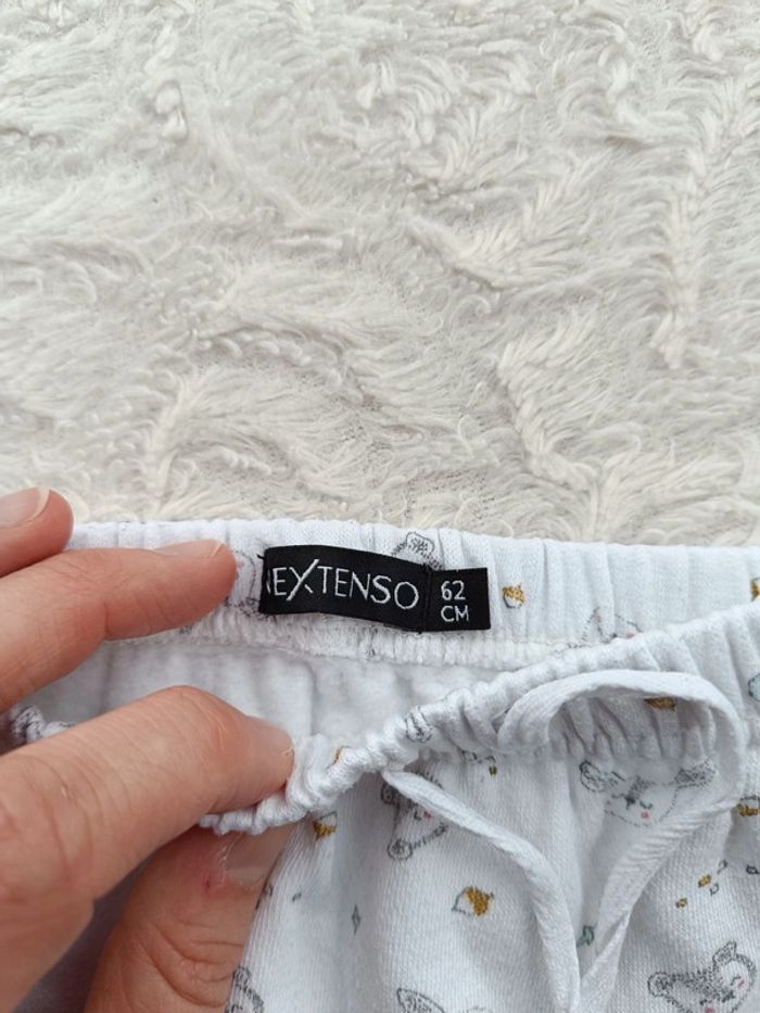 Ensemble (tee shirt+sarouel) Garçon 3 mois Hello you lapin animaux - photo numéro 8