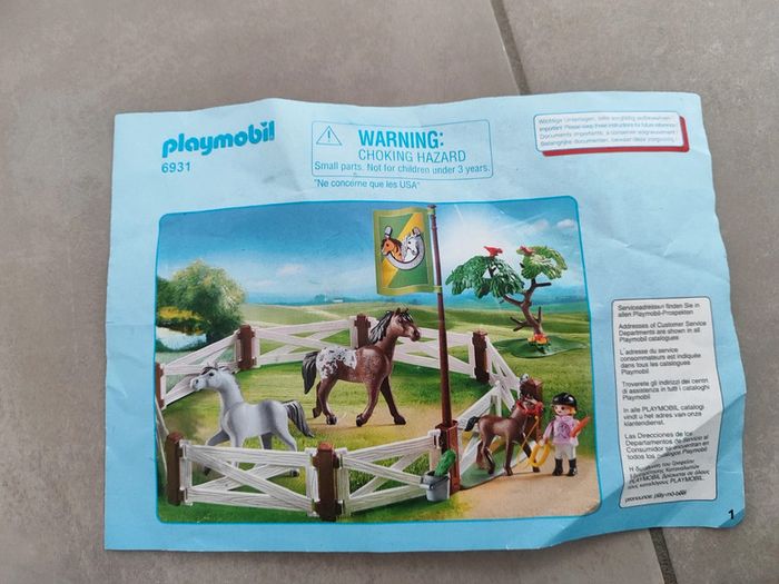 Enclos avec chevaux Playmobil 6931 - photo numéro 9