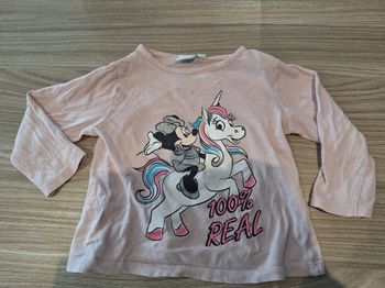 Tee-shirt manches longues Disney Minnie Licorne - 18 mois