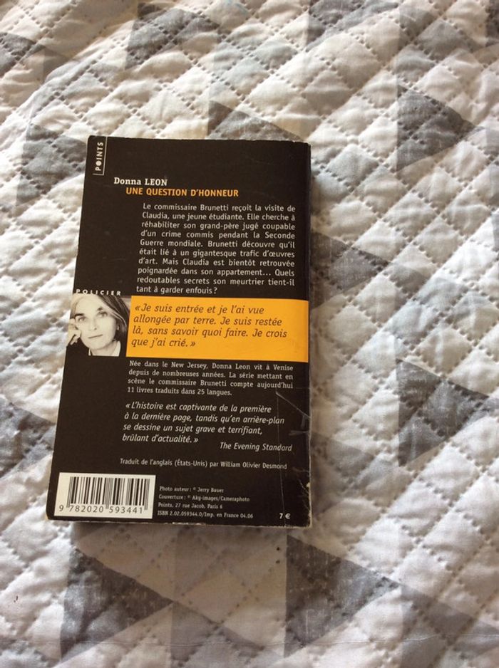 #une question d’honneur Donna Leon - photo numéro 4