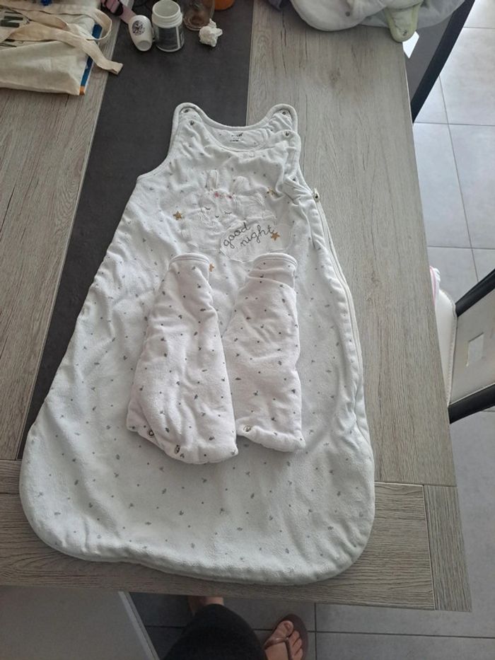 Gigoteuse chaude avec manches 6/24 mois