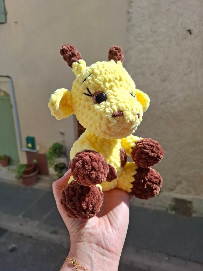 Peluche décorative girafe - photo numéro 2