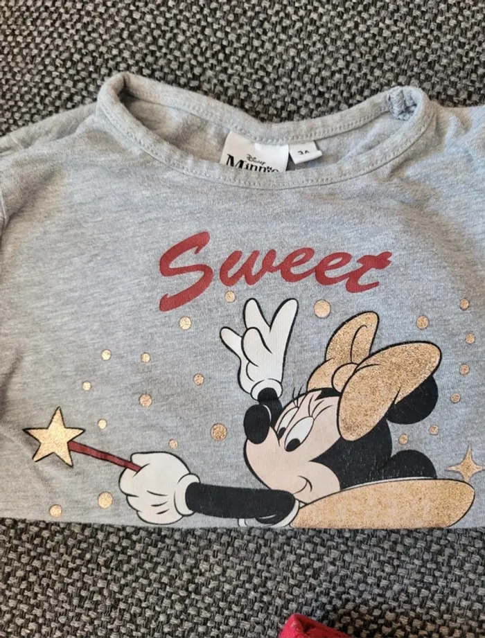 Lot 2 pyjamas Minnie 3 ans - photo numéro 5
