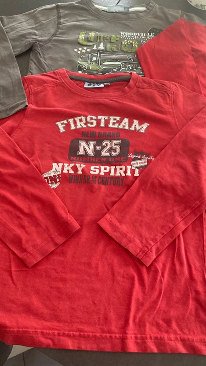 Lot ensemble vêtement garçon 8 ans pull sweat Marvel - photo numéro 11