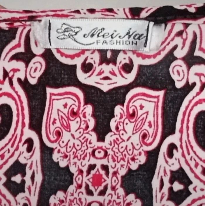 Robe mi saison ethnique casual colorée taille 40 - photo numéro 8
