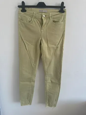 Jean skinny vert clair