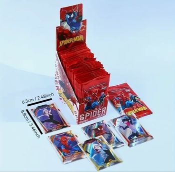 Lot de 36 paquets de cartes Spiderman