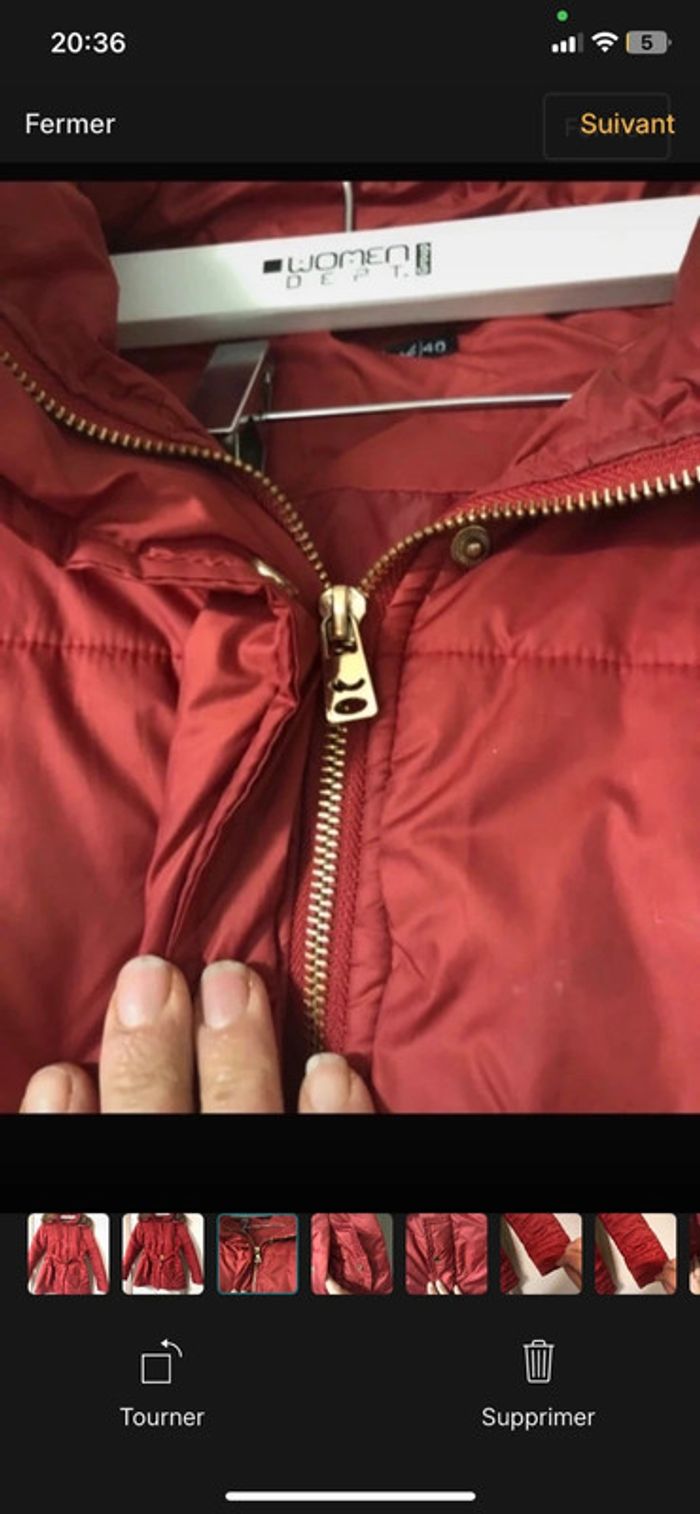 Manteau doudoune /parka . Taille 40 - photo numéro 3