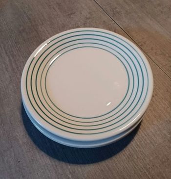 Lots de 4 moyennes Assiettes