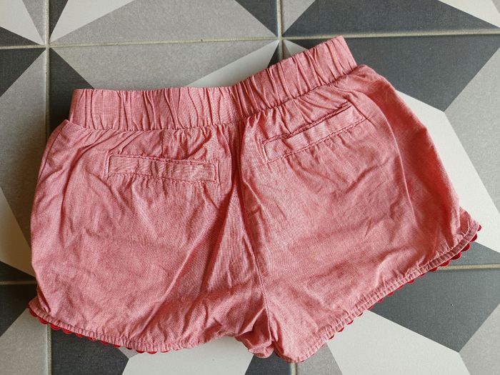 Short Chambray rouge Sergent Major 4ans - photo numéro 2