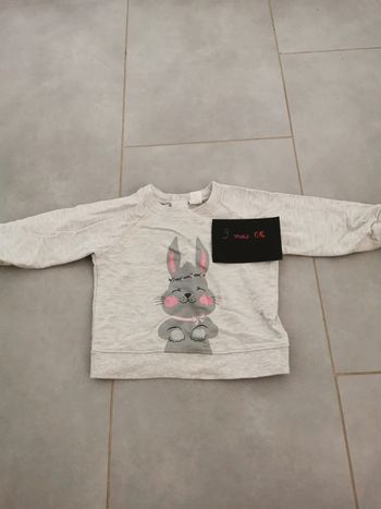 Pull lapin 9 mois