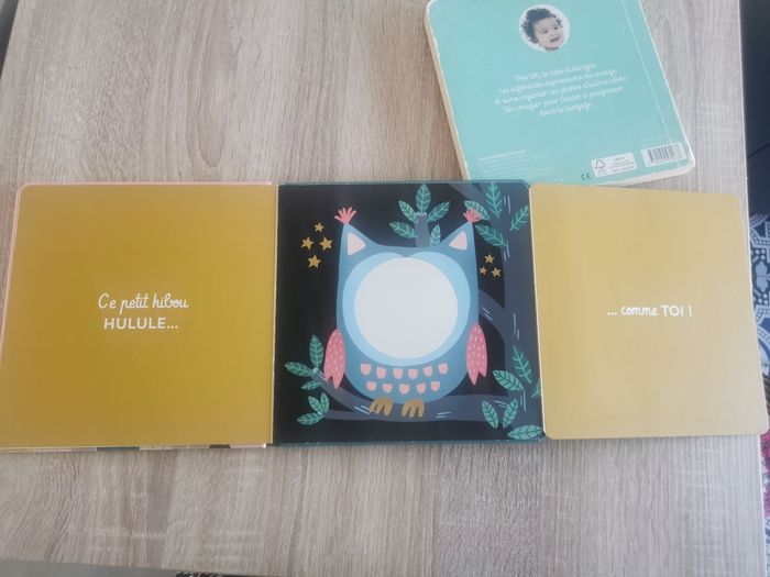 Lot de 2 livres pour bébé un sur les emotions et l'autre miroir - photo numéro 6