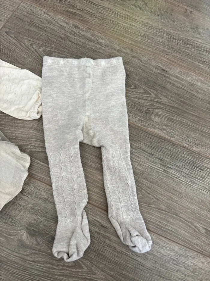 Très jolie robe avec tulle beige en 6 mois - photo numéro 6