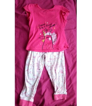 Pyjama été licorne