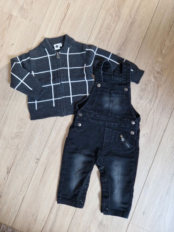 Ensemble salopette / gilet