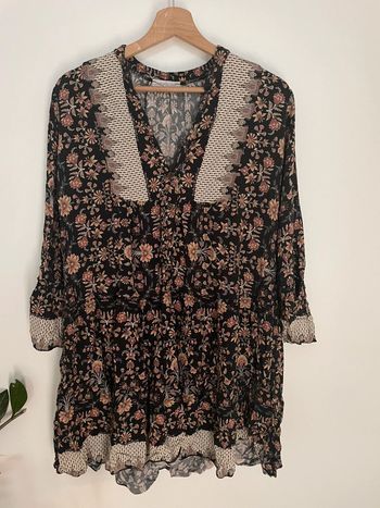 Robe courte manche 3/4