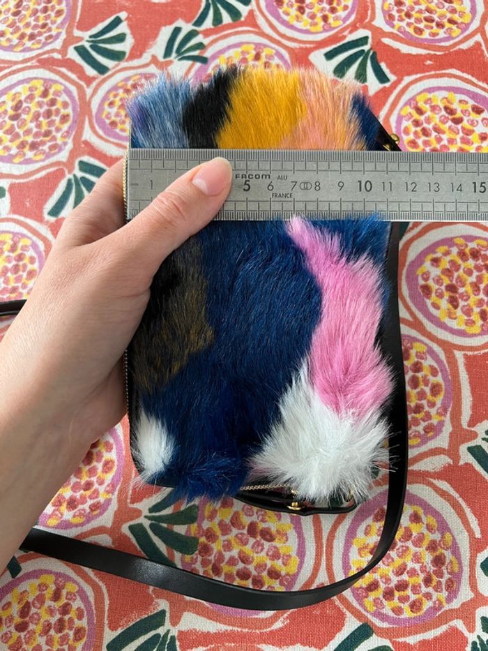Petit sac pochette fausse fourrure Monki - photo numéro 8