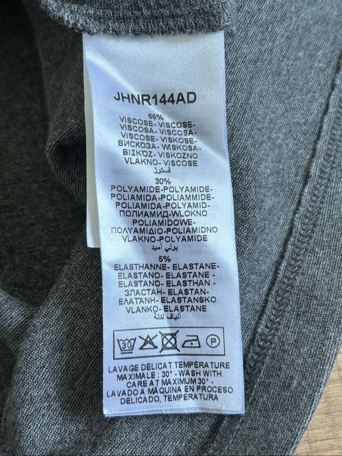 Robe grise et noire neuve à manches courtes Naf Naf taille XS - photo numéro 10