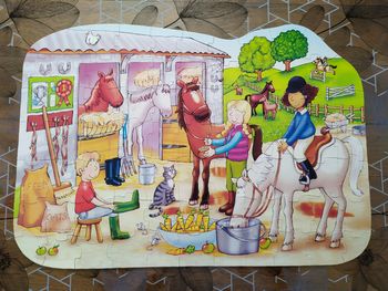 Puzzle grandes pièces 