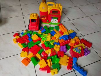 Lot Mega block avec ferme et tracteur 