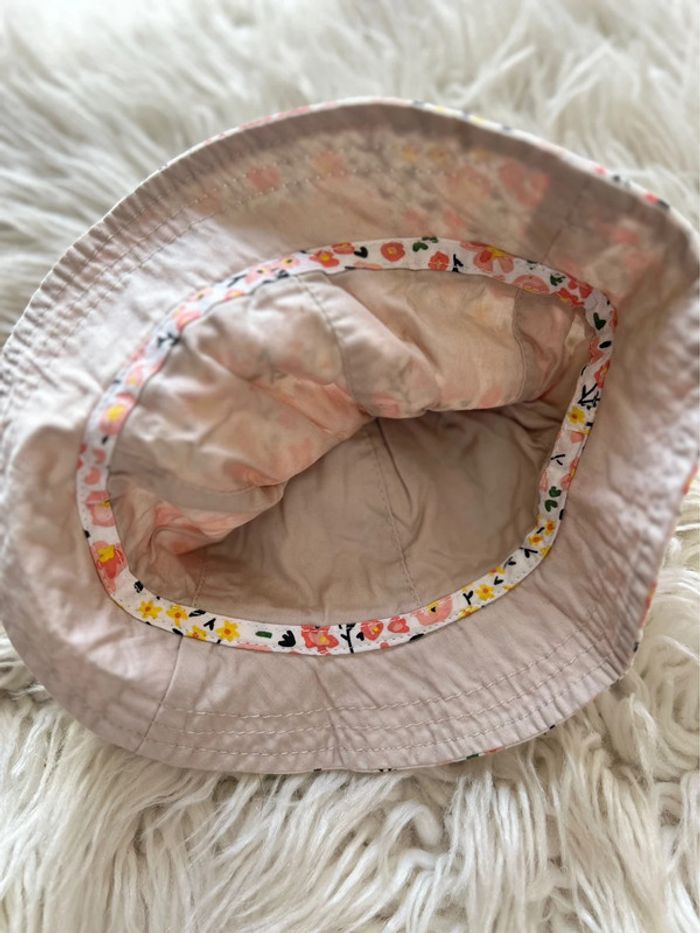 Fille 👧🏻 Chapeau d’été a fleurs taille 45 3/9 mois - photo numéro 3