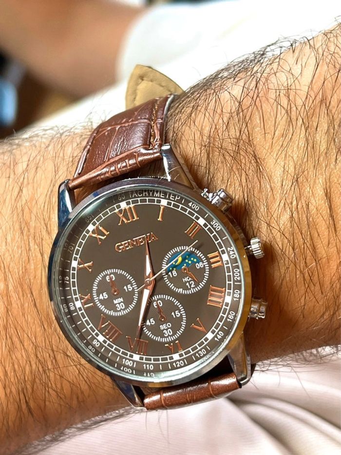 Montre Geneva Quartz élégante - photo numéro 4