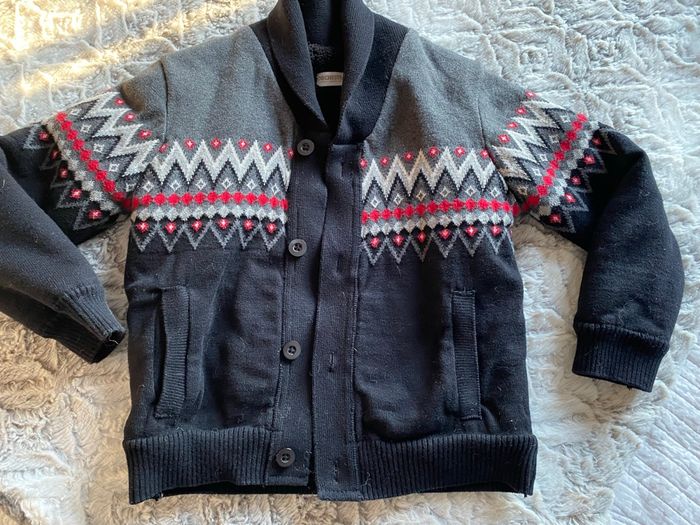 Gilet jacquard 5 ans