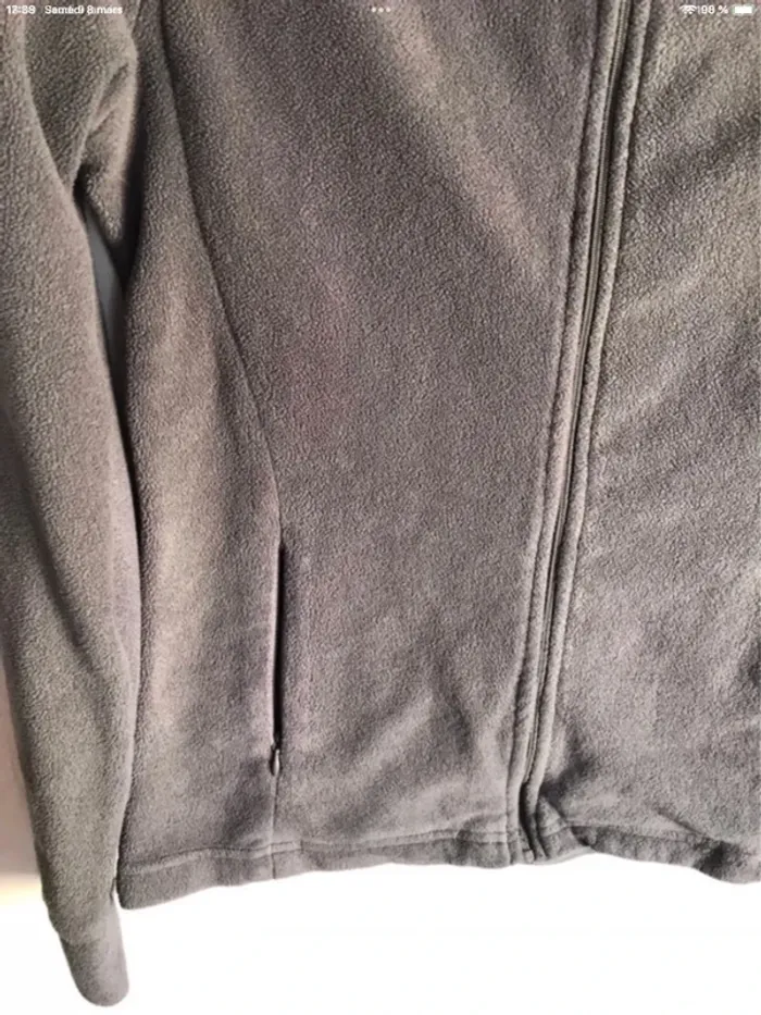 Veste polaire grise anthracite Tex sport taille S - photo numéro 3